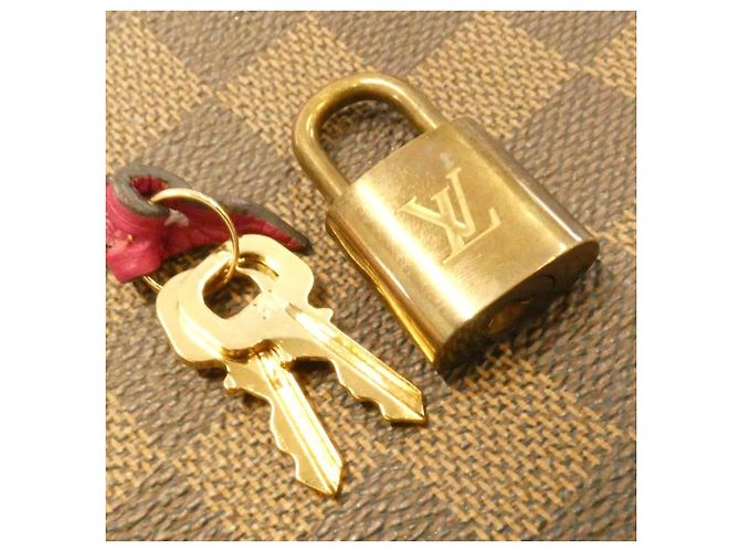 Borsa Louis Vuitton Damier Hyde Park Fuschia Damier ebene - vista 4