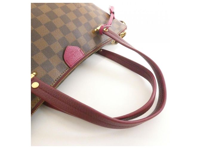 Borsa Louis Vuitton Damier Hyde Park Fuschia Damier ebene - vista 7
