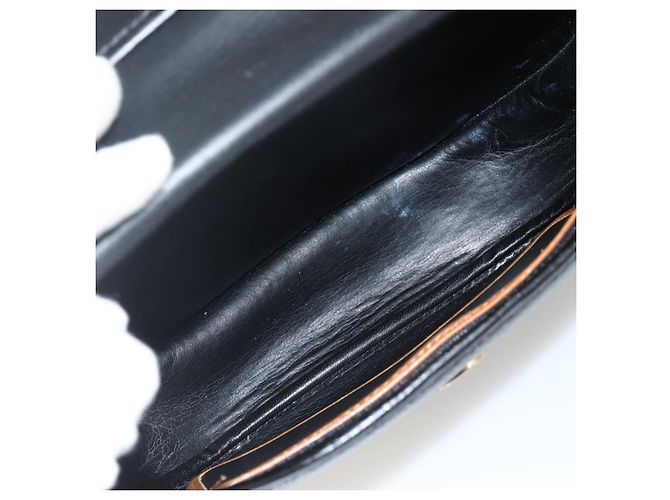 Borsa a tracolla Christian Dior CD in pelle Nero - vista 5