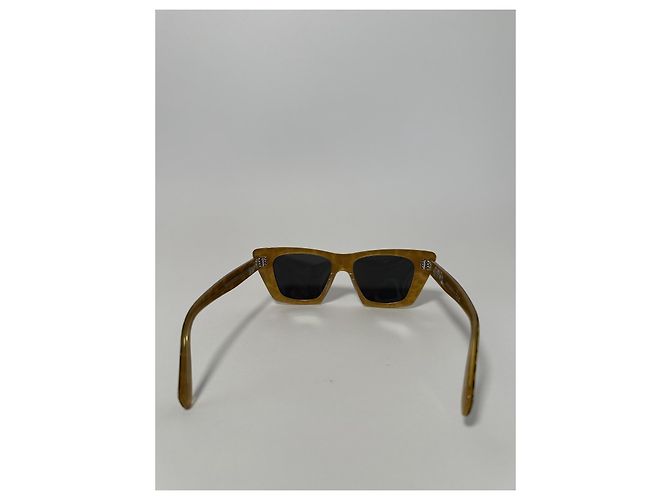 Céline Gafas de Sol Celine CL40187I 99A 3 Dots Cat Eye Animalier (Full set) Nuevo/Original Castaño Estampado de leopardo - vista 4