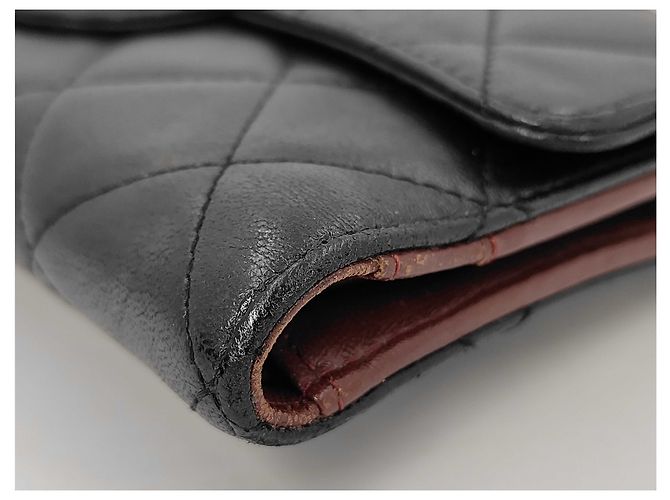 Chanel Timeless Long Wallet Lammleder Schwarz - Ansicht 3