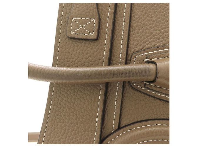 Céline Borsa Celine Luggage Nano Shopper Grigio - vista 16