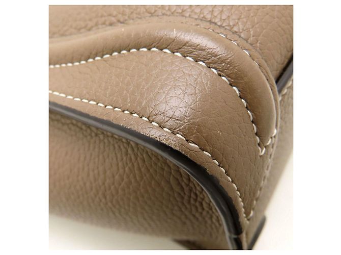 Céline Borsa Celine Luggage Nano Shopper Grigio - vista 20