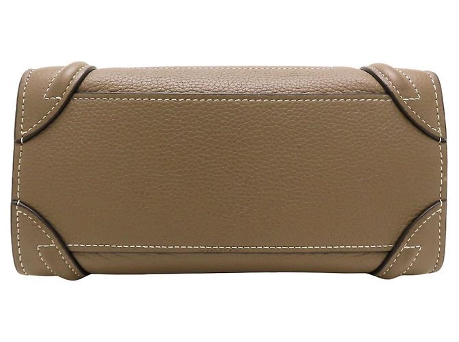 Céline Borsa Celine Luggage Nano Shopper Grigio - vista 4
