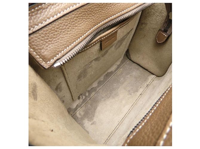 Céline Borsa Celine Luggage Nano Shopper Grigio - vista 6
