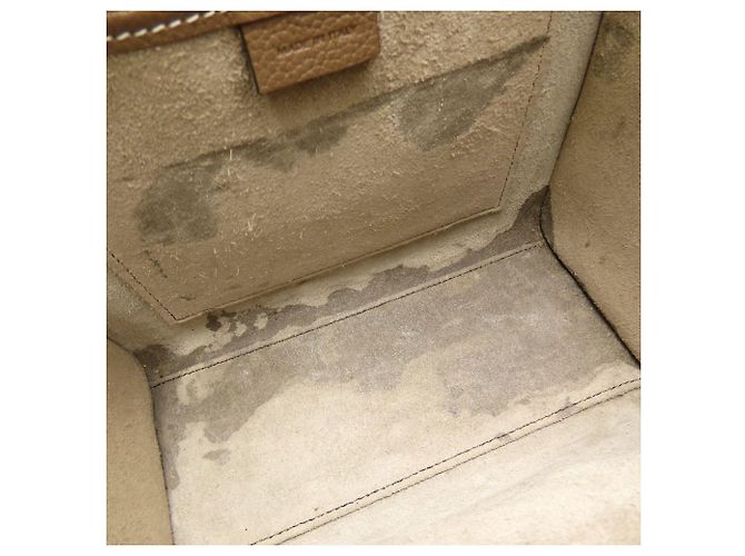 Céline Borsa Celine Luggage Nano Shopper Grigio - vista 7