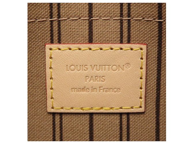 Borsa Tote Louis Vuitton Monogram Neverfull PM Marrone - vista 11