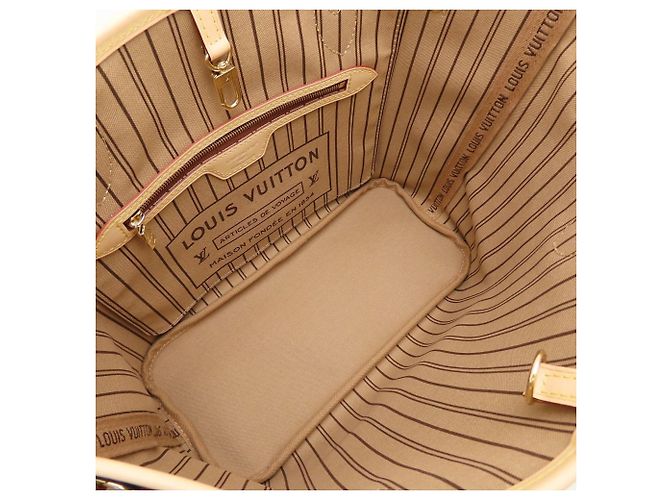 Borsa Tote Louis Vuitton Monogram Neverfull PM Marrone - vista 6