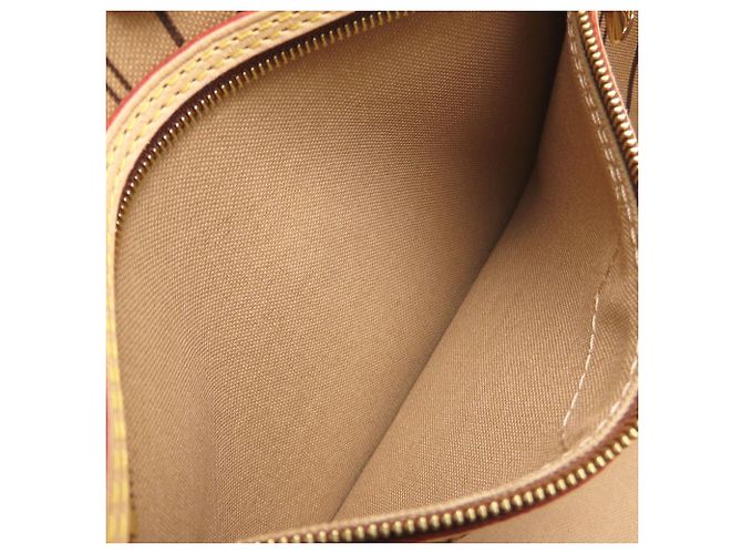 Borsa Tote Louis Vuitton Monogram Neverfull PM Marrone - vista 8