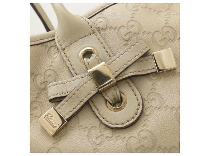 Borsa Tote Princy Gucci in pelle avorio Crudo - vista 11