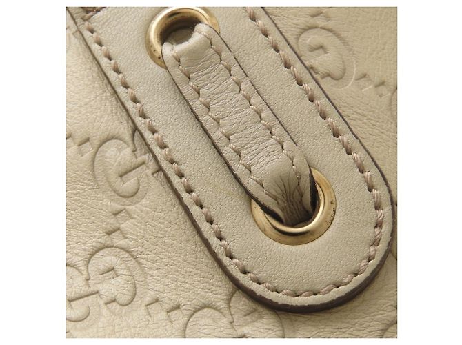 Borsa Tote Princy Gucci in pelle avorio Crudo - vista 12