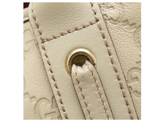 Borsa Tote Princy Gucci in pelle avorio Crudo - vista 14