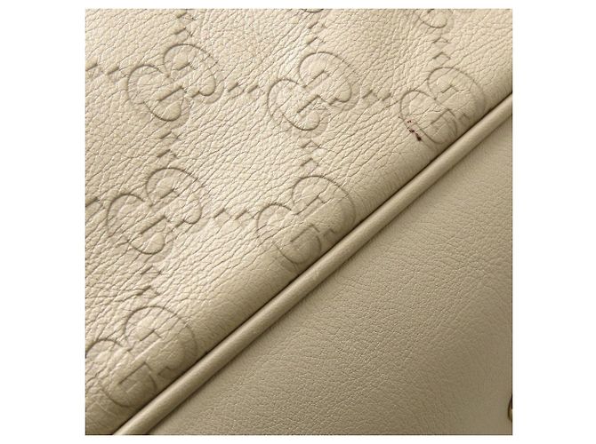 Borsa Tote Princy Gucci in pelle avorio Crudo - vista 19