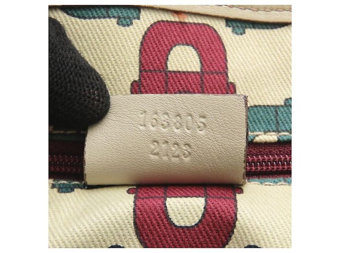 Borsa Tote Princy Gucci in pelle avorio Crudo - vista 9