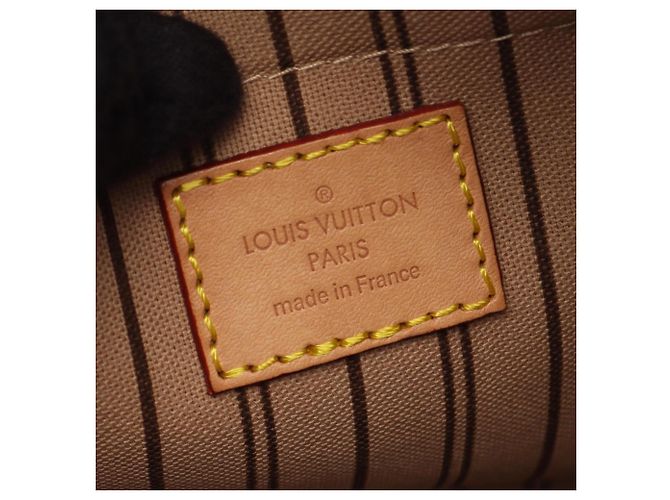 Borsa Tote Louis Vuitton Piano Marrone Monogramma - vista 4