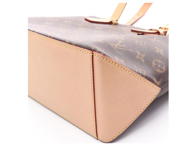 Borsa Tote Louis Vuitton Piano Marrone Monogramma - vista 6