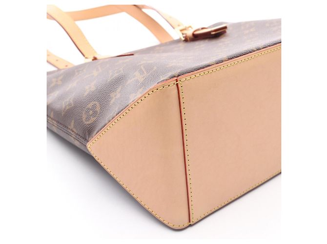 Borsa Tote Louis Vuitton Piano Marrone Monogramma - vista 7