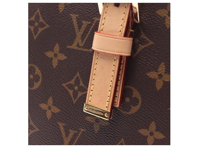 Borsa Tote Louis Vuitton Piano Marrone Monogramma - vista 8