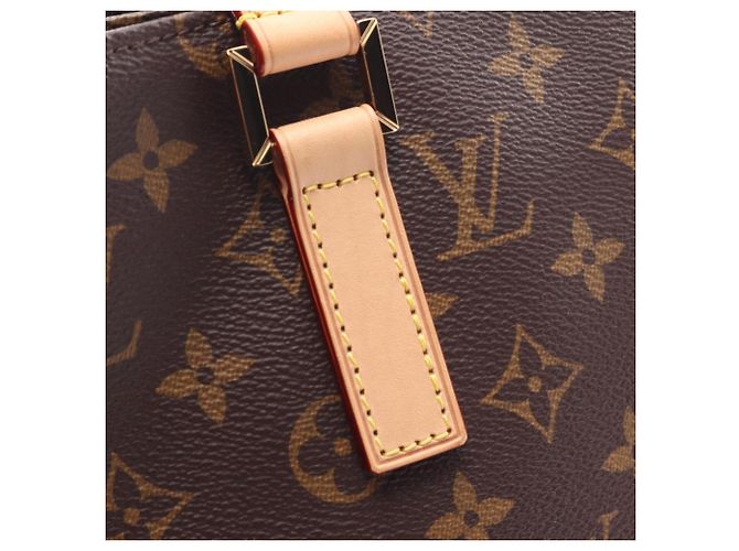Borsa Tote Louis Vuitton Piano Marrone Monogramma - vista 9