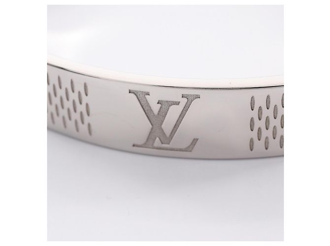 Bracciale Louis Vuitton Damier Heritage Argento - vista 4