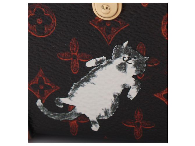 Borsa a tracolla Louis Vuitton Petite Malle NM Catgram Marrone - vista 8