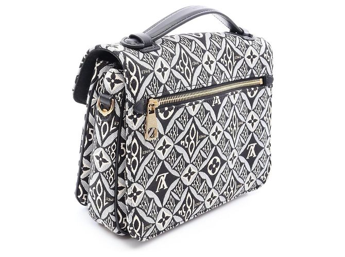 Borsa 2-Way Louis Vuitton Pochette Metis MM Nero Multicolore Monogramma - vista 2