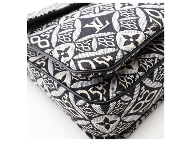 Borsa 2-Way Louis Vuitton Pochette Metis MM Nero Multicolore Monogramma - vista 7