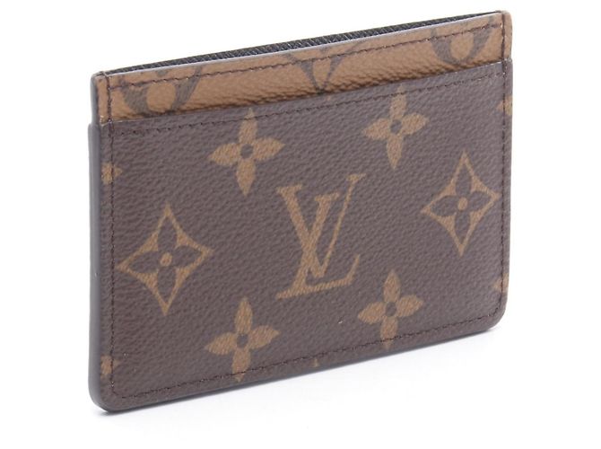 Tarjetero Monogram Reverse Louis Vuitton Castaño Monograma - vista 2