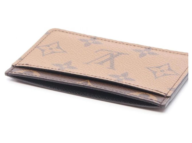 Tarjetero Monogram Reverse Louis Vuitton Castaño Monograma - vista 3