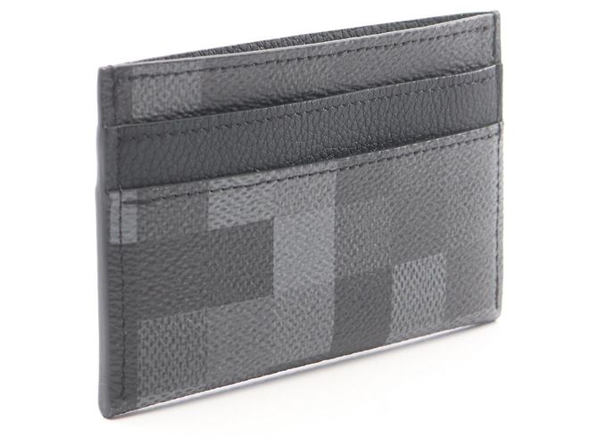 Tarjetero Double Damouflage Louis Vuitton Negro - vista 2