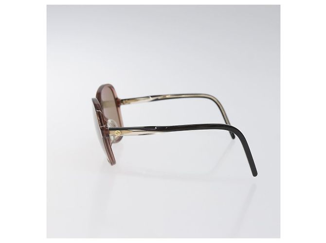 Gafas de sol Gucci Interlocking G Castaño - vista 4