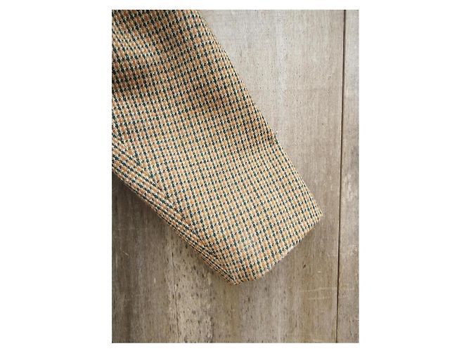 Kurze Burberrys Jacke mit Karomuster Braun Grün - Ansicht 7