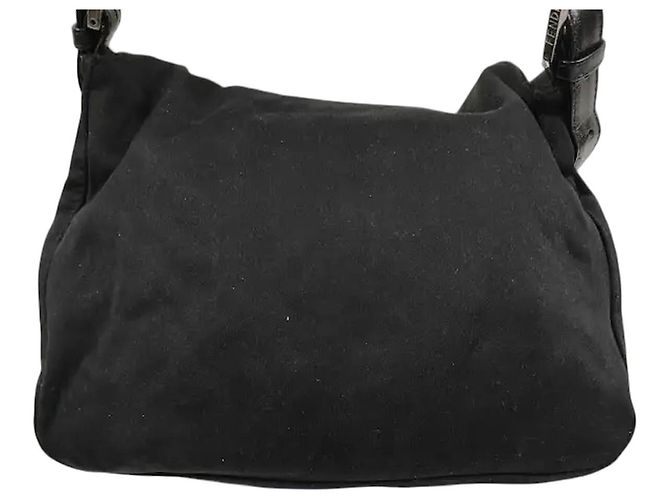 Fendi Mamma Baguette Tasche aus Baumwolle Medium - Ansicht 2