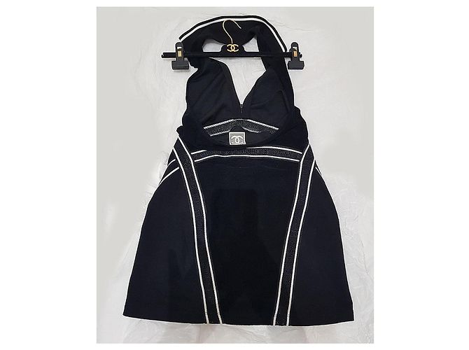 Timeless Chanel CC Logo Kleid Schwarz - Ansicht 2