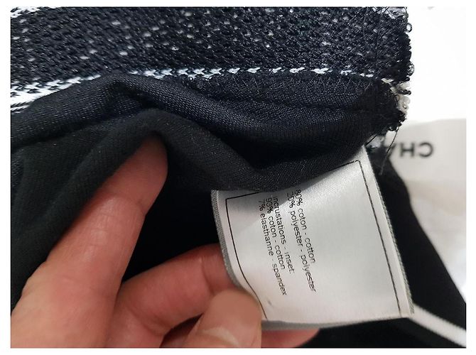 Timeless Chanel CC Logo Kleid Schwarz - Ansicht 7