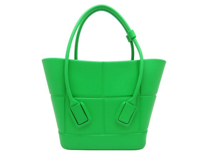 Borsa Arco di Bottega Veneta in gomma verde - vista 2
