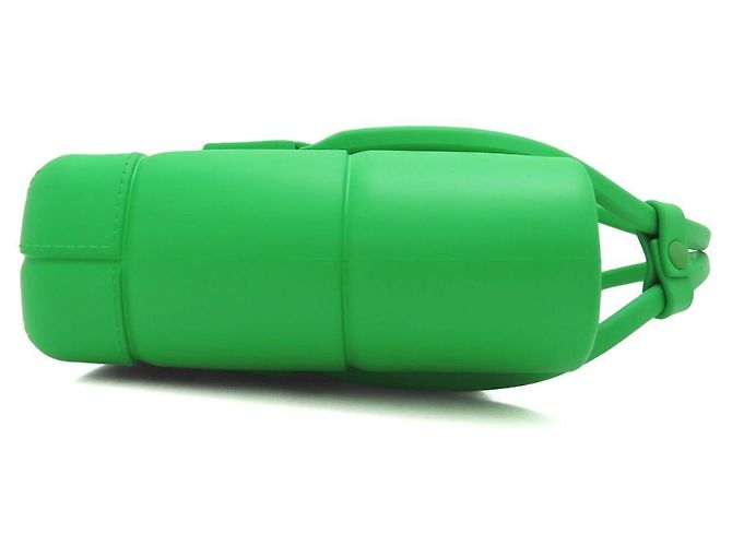 Borsa Arco di Bottega Veneta in gomma verde - vista 3