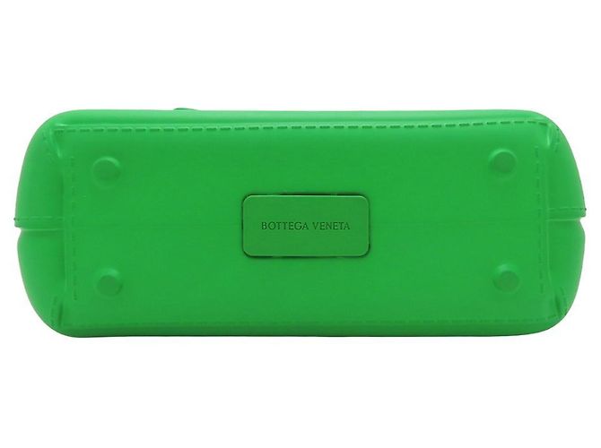 Borsa Arco di Bottega Veneta in gomma verde - vista 4