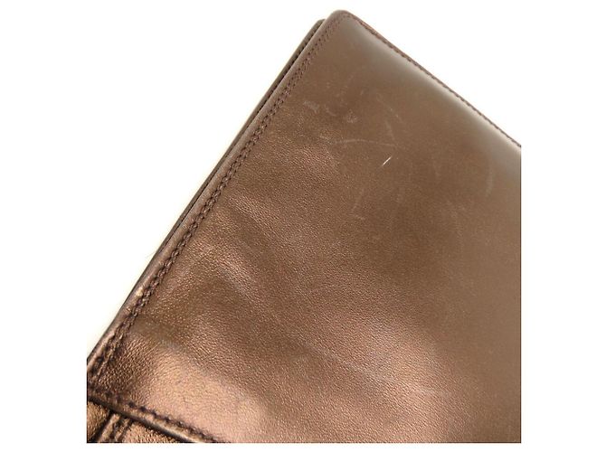 Borsa a tracolla in pelle Chanel color Bronzo - vista 18