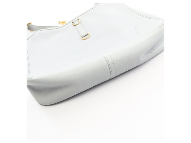 Hermès Bolso de hombro Hermes Trim 35 de piel azul - vista 11