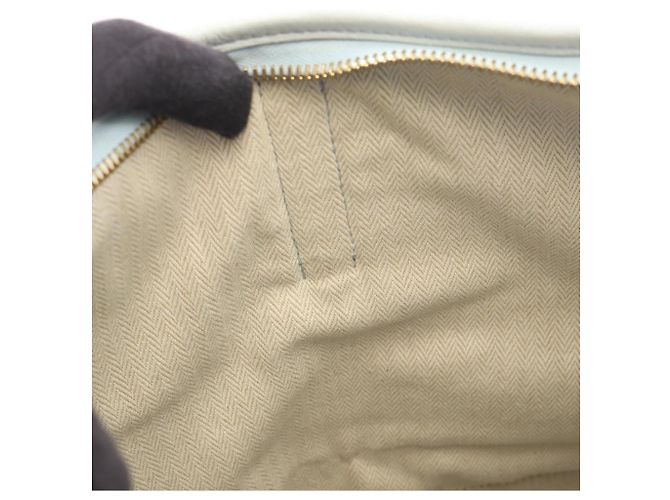 Hermès Bolso de hombro Hermes Trim 35 de piel azul - vista 9