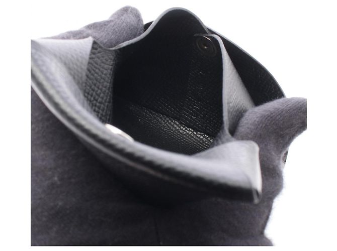Hermès Cartera Hermes Bastia - Monedero negro - vista 4