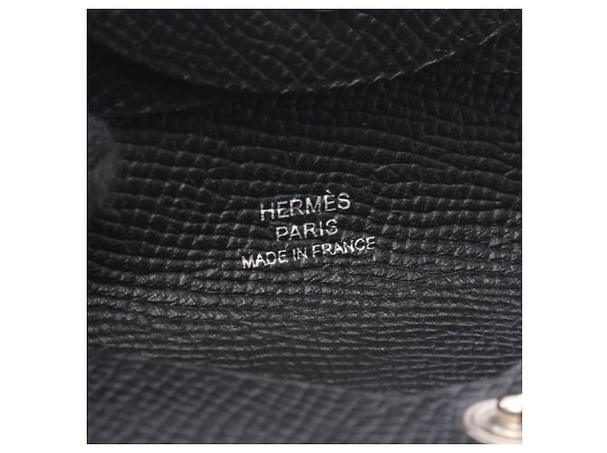 Hermès Cartera Hermes Bastia - Monedero negro - vista 5