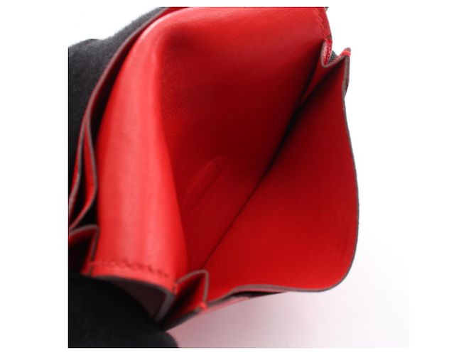 Tarjetero Hermès Bearn Rouge Tomato Roja - vista 6