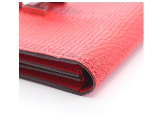 Tarjetero Hermès Bearn Rouge Tomato Roja - vista 9