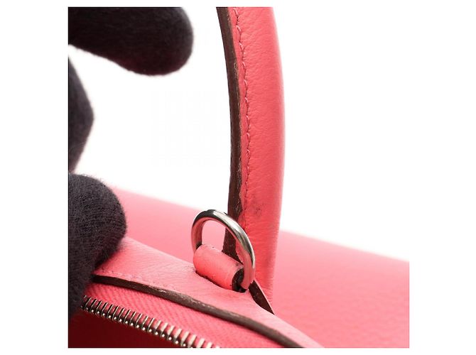 Hermès Borsa a 2 modi Mini Bolide 1923 Hermes Rosa - vista 8