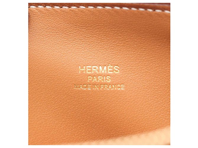 Hermès Borsa 2-Way Hermes Bolide 1923 Mini Gold Marrone - vista 4