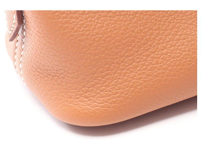 Hermès Borsa 2-Way Hermes Bolide 1923 Mini Gold Marrone - vista 6