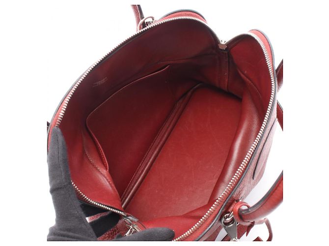 Hermès Borsa Hermes Bolide 31 in Burgundy Rosso Bordò - vista 3
