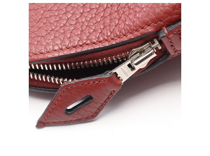 Hermès Borsa Hermes Bolide 31 in Burgundy Rosso Bordò - vista 6